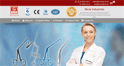 Desktop Screenshot of niviasurgical.com